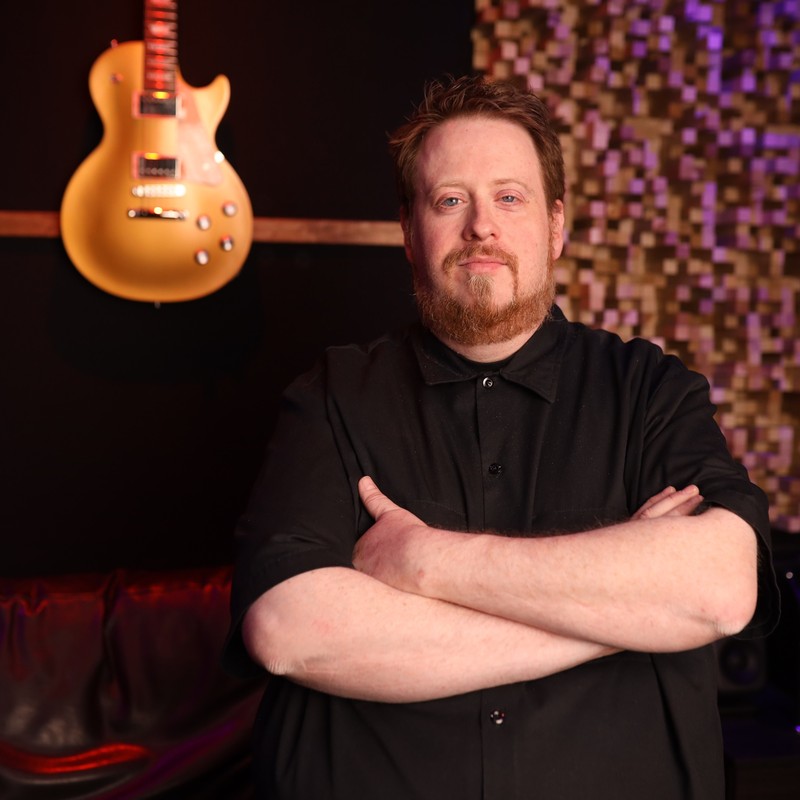 Bob Horn in his studio